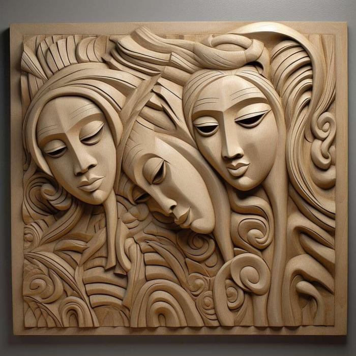 نموذج ثلاثي الأبعاد لآلة CNC 3D Art 